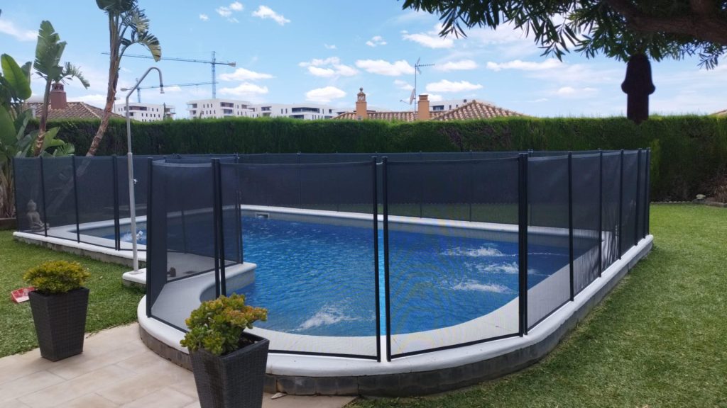 Vallas de seguridad de piscinas.